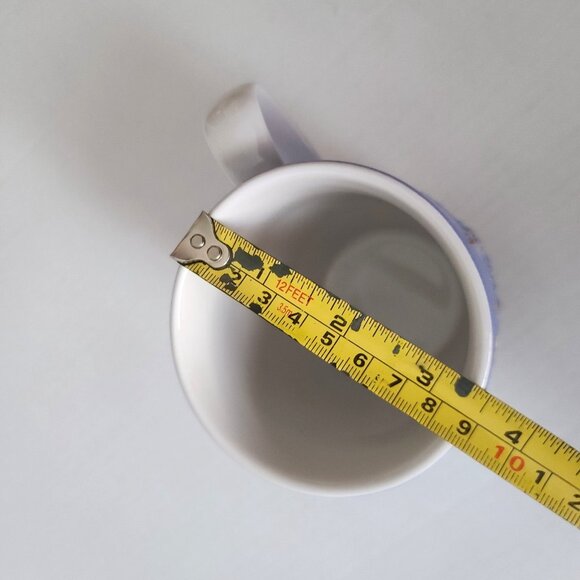 Walt Disney World Coffee Mug Raised 3D Cinderella Castle Tinkerbell Glitter - Picture 8 of 10